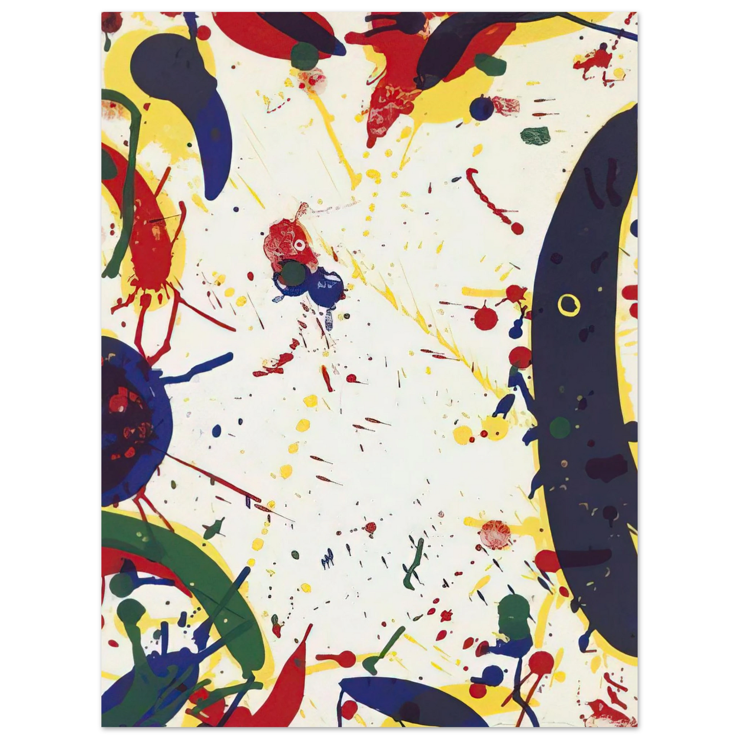 Sam Francis - Blue Bones 75x100 cm / 30x40inches Fine Art Poster