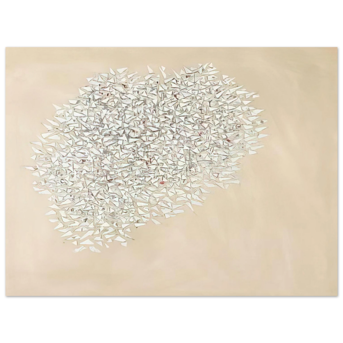 Robert Goodnough - White Mass - 1980 75x100 cm / 30x40inches Fine Art Poster