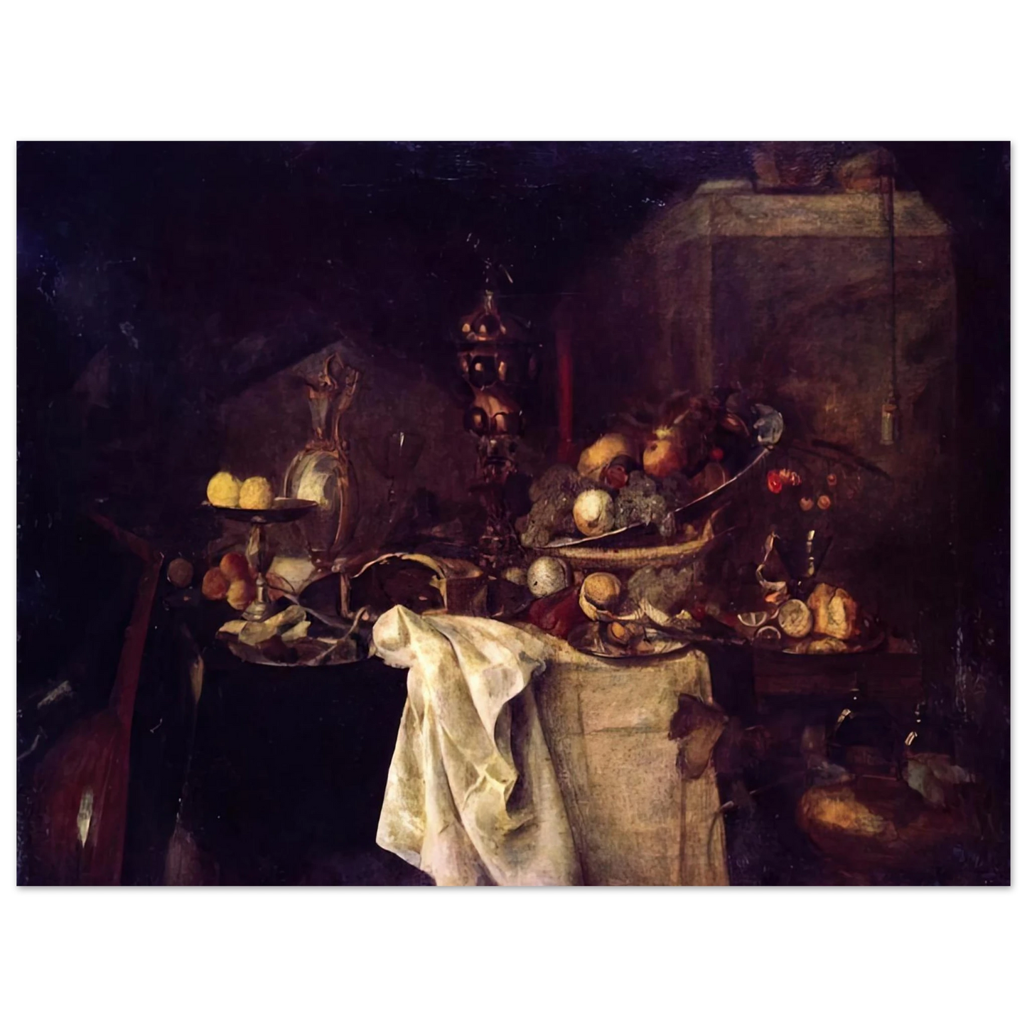 Henri Matisse - LA DESERTE AFTER JAN DAVIDSZ DE HEEM 1893 75x100 cm / 30x40inches Fine Art Poster