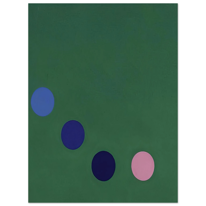 Thomas Downing - Green Square - Op Art 75x100 cm / 30x40inches Fine Art Poster