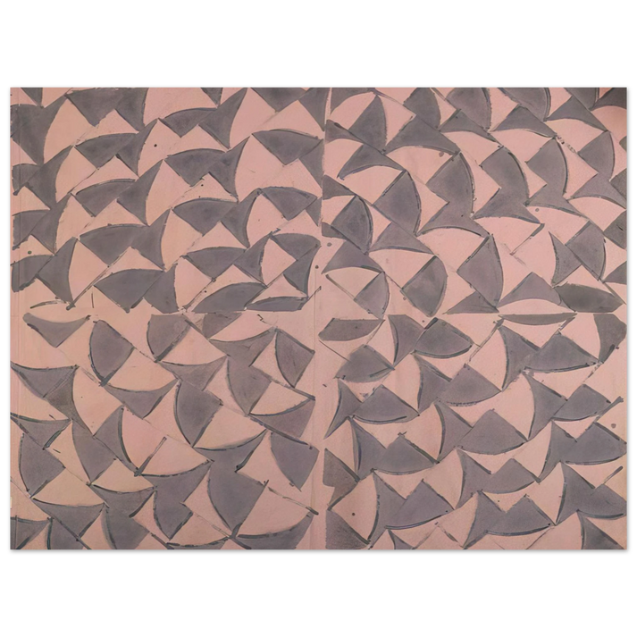 Carla Accardi - Rosa grigio grande - 1973 75x100 cm / 30x40inches Fine Art Poster
