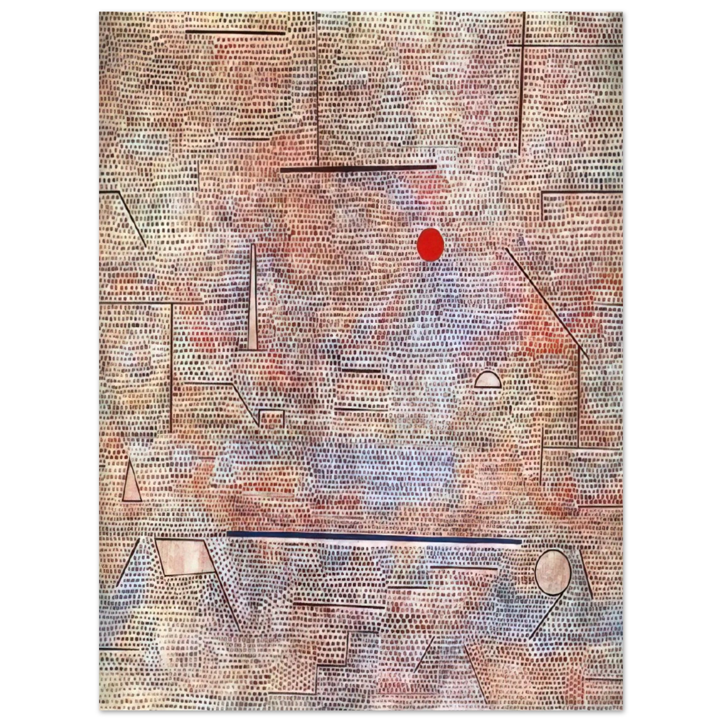 Paul Klee - CACODEMONIC 1916 75x100 cm / 30x40inches Fine Art Poster