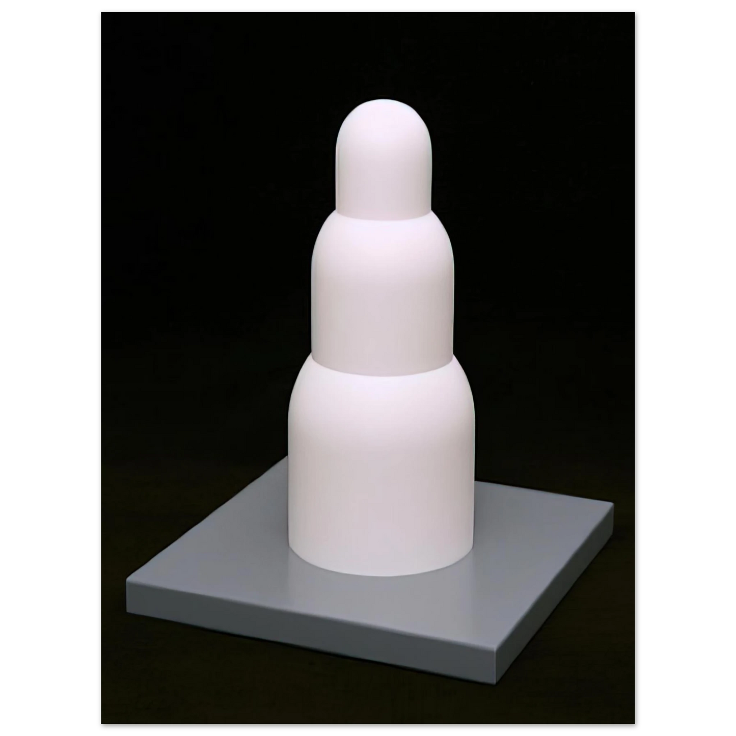 Sol LeWitt - Three Stacked Domes 75x100 cm / 30x40inches Fine Art Poster