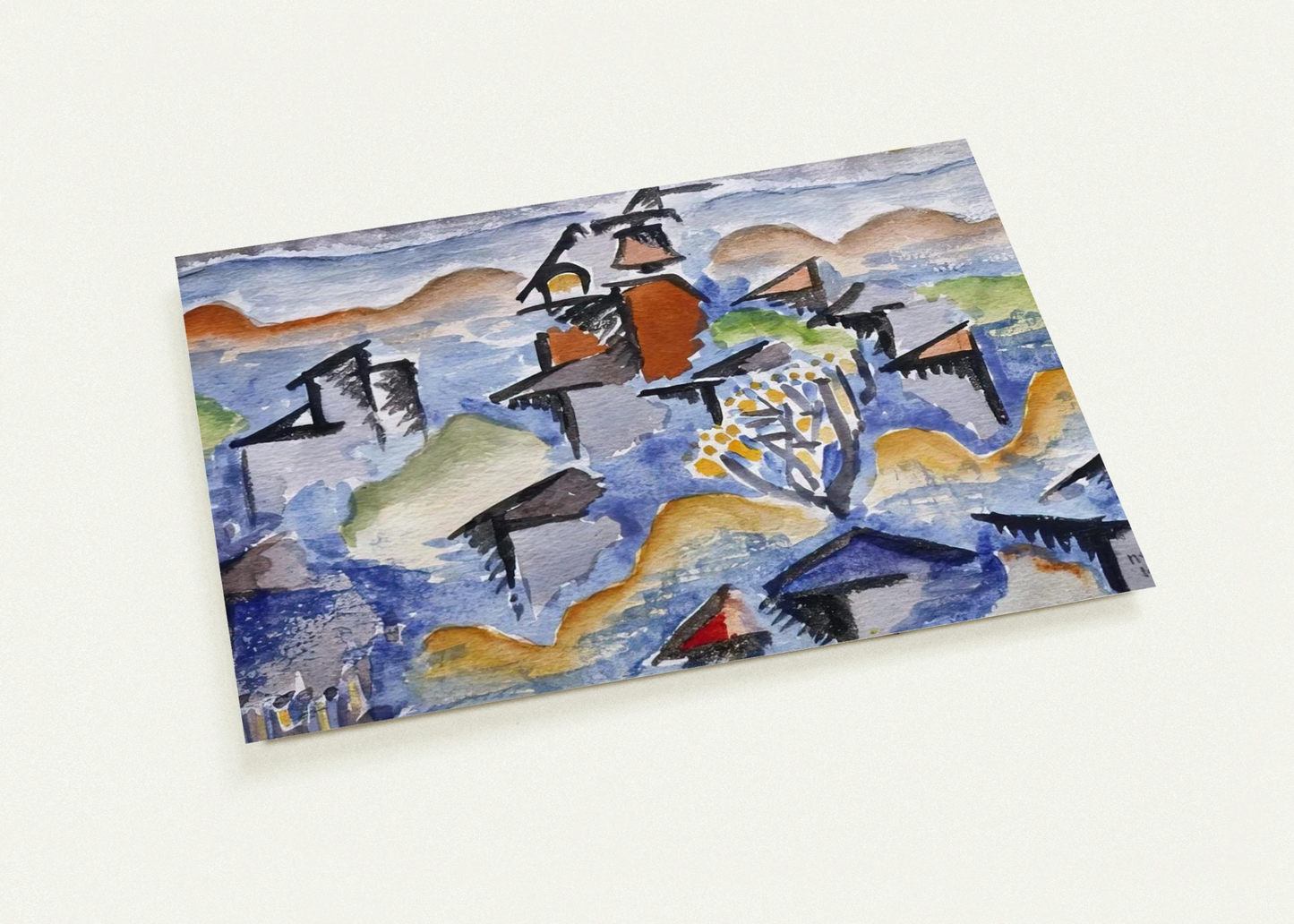 LANDSCAPE By Man Ray Pack of 10 Post Cards | Man Ray Post Cards | A6 (10.5 x 14.8 cm) - 4.1 x 5.8 inches