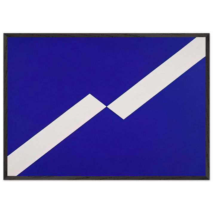 Encounter - 2009 - Carmen Herrera 70x100 cm / 28x40 inches Framed Art Print – Black Wooden Frame
