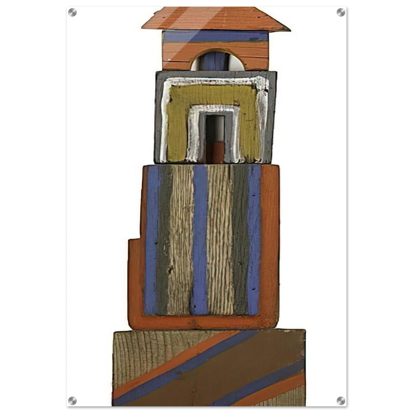 The Tower - 1969 - Betty Parsons Acrylic Print - 70x100 cm / 28x40″ inches | Betty Parsons Wall Art | Betty Parsons Prints