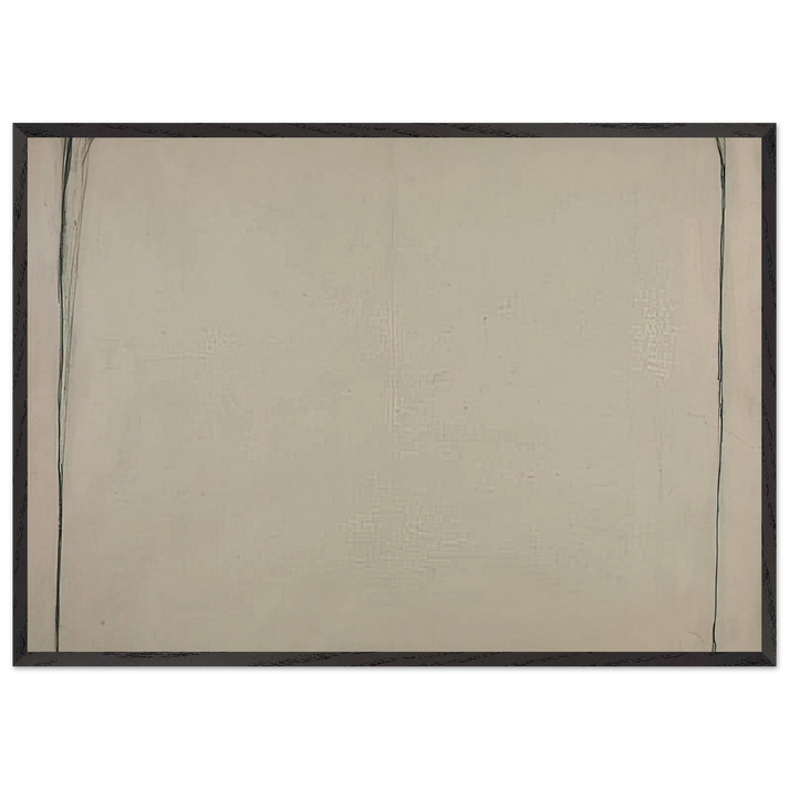 Drawing 24460 - 1960 - Bob Law 70x100 cm / 28x40 inches Framed Art Print – Black Wooden Frame