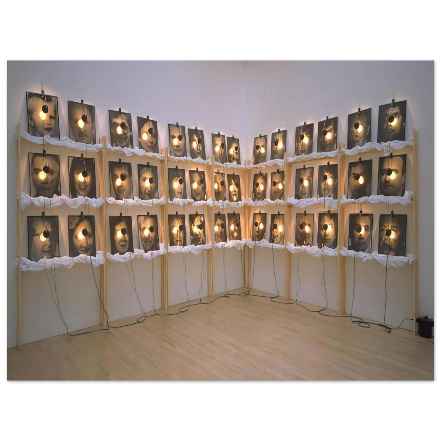 Christian Boltanski - THE RESERVE OF DEAD SWISS 1990 75x100 cm / 30x40inches Fine Art Poster