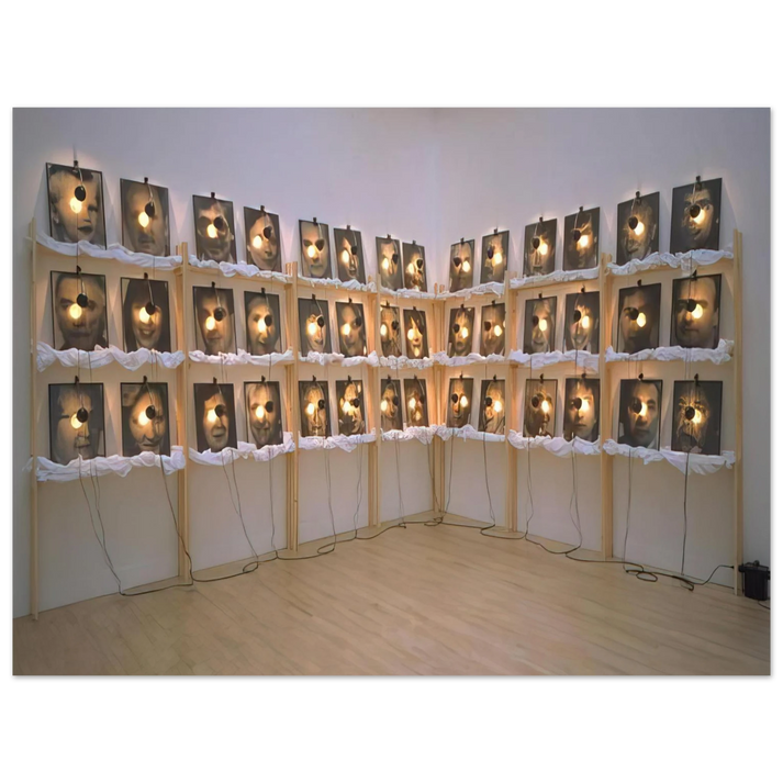Christian Boltanski - THE RESERVE OF DEAD SWISS 1990 75x100 cm / 30x40inches Fine Art Poster