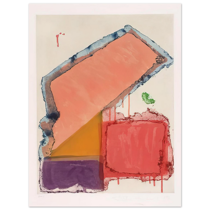 John Hoyland - Anking - 1979 75x100 cm / 30x40inches Fine Art Poster