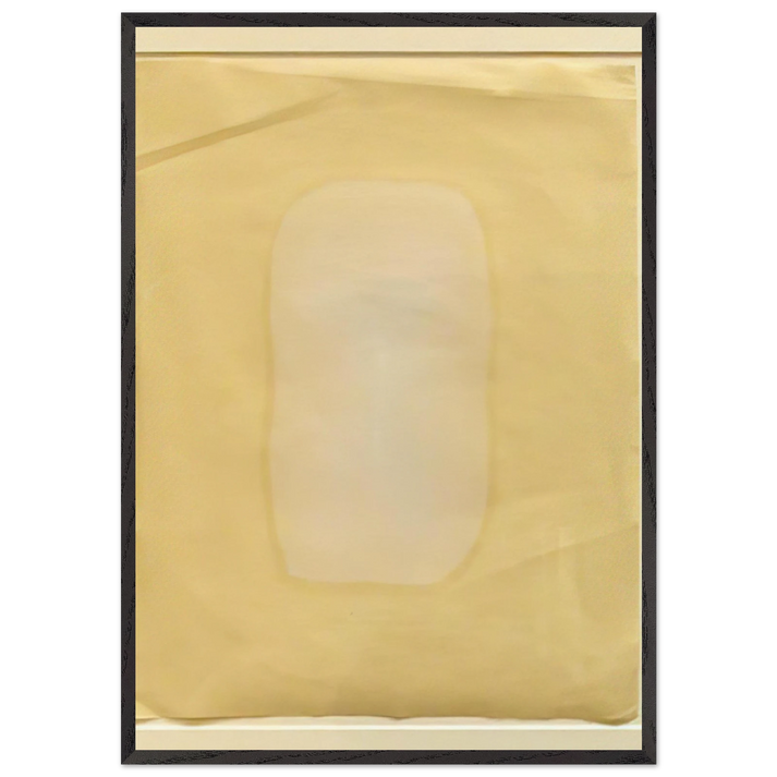 UNTITLED 1965 N2 - Gotthard Graubner 70x100 cm / 28x40 inches Framed Art Print – Black Wooden Frame