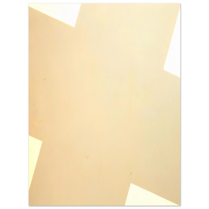 Leon Polk Smith - Crossroads Grey - 1978 75x100 cm / 30x40inches Fine Art Poster
