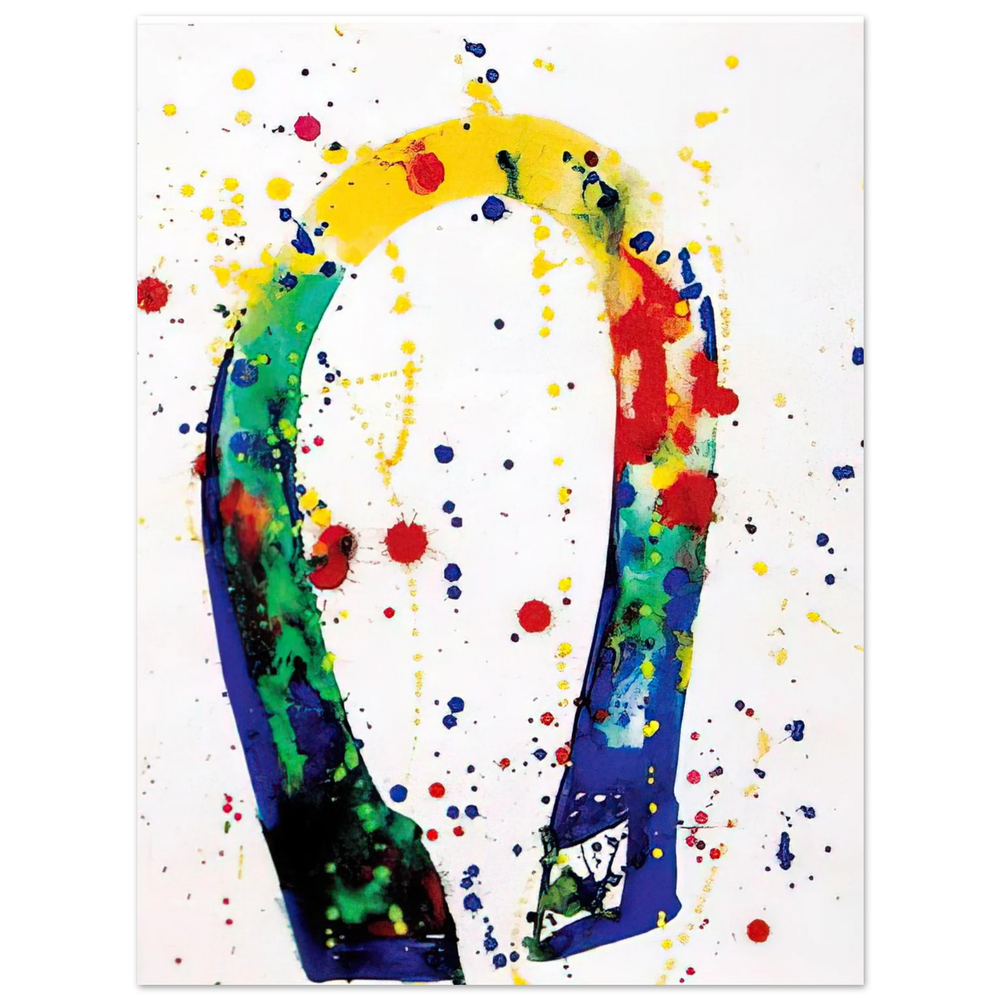 Sam Francis - Sculpture Drawing Toyko SF65-018 75x100 cm / 30x40inches Fine Art Poster