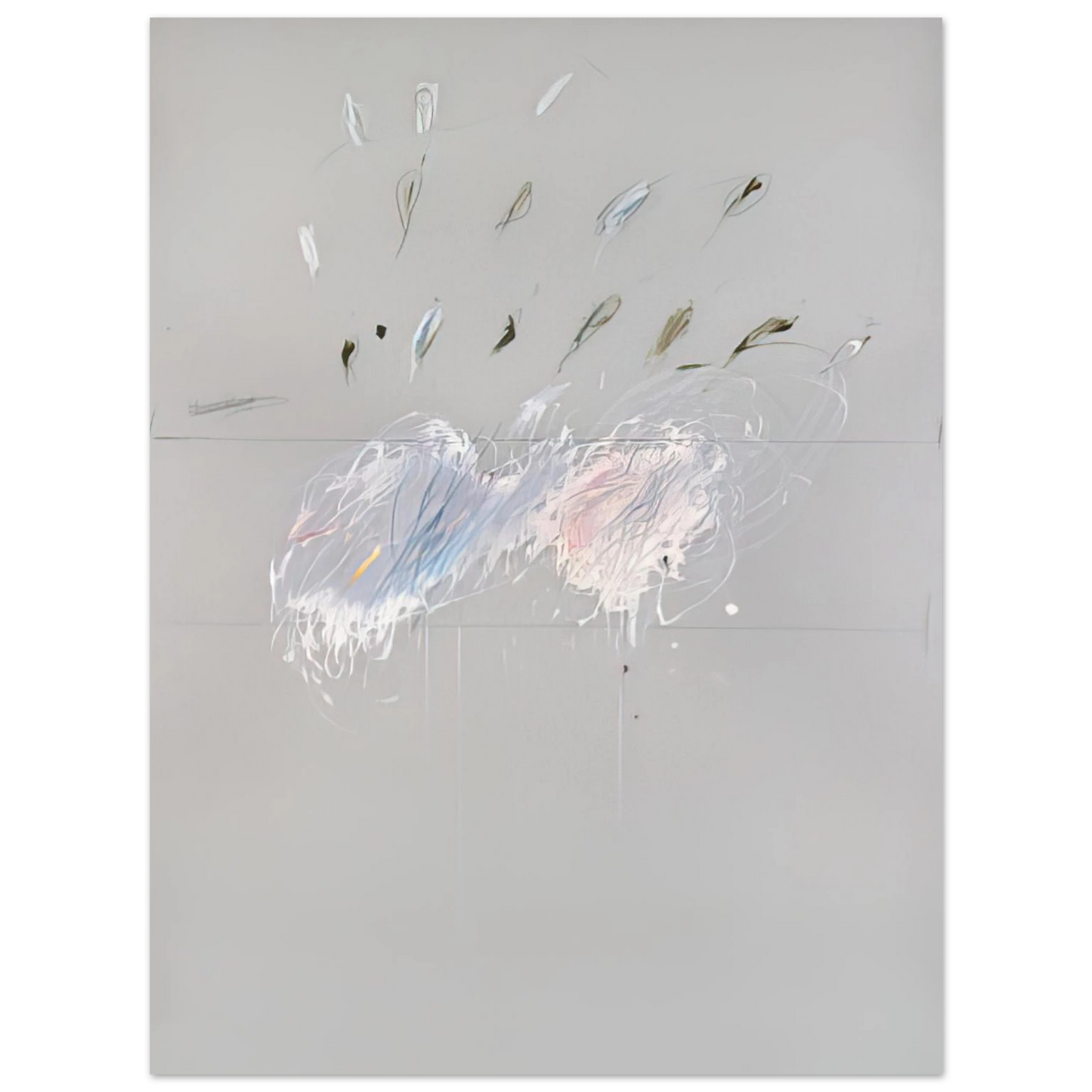 Cy Twombly - Nine Discourses on Commodus, Part VI 75x100 cm / 30x40inches Fine Art Poster