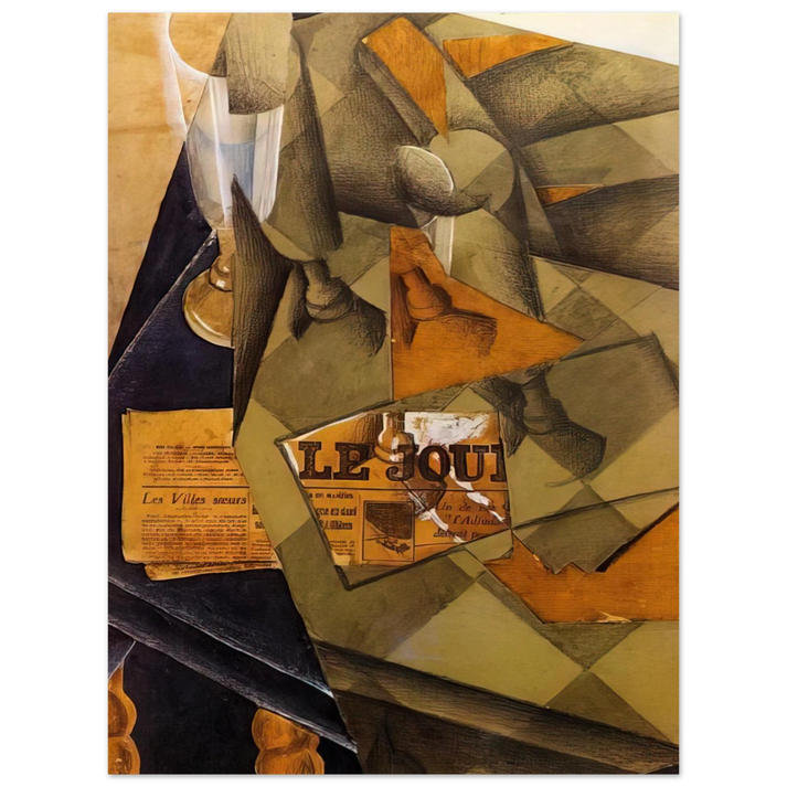 Juan Gris - STILL LIFE 1914 75x100 cm / 30x40inches Fine Art Poster
