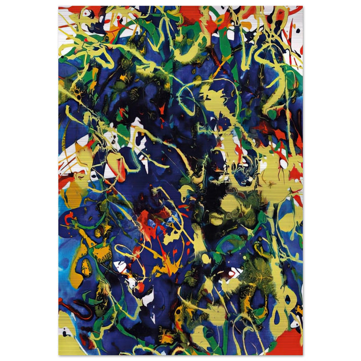 Untitled SFP94-63 SFF 1737 - Sam Francis Brushed Aluminum Print - 70x100 cm / 28x40 inches | Sam Francis Aluminum Print | Sam Francis Prints
