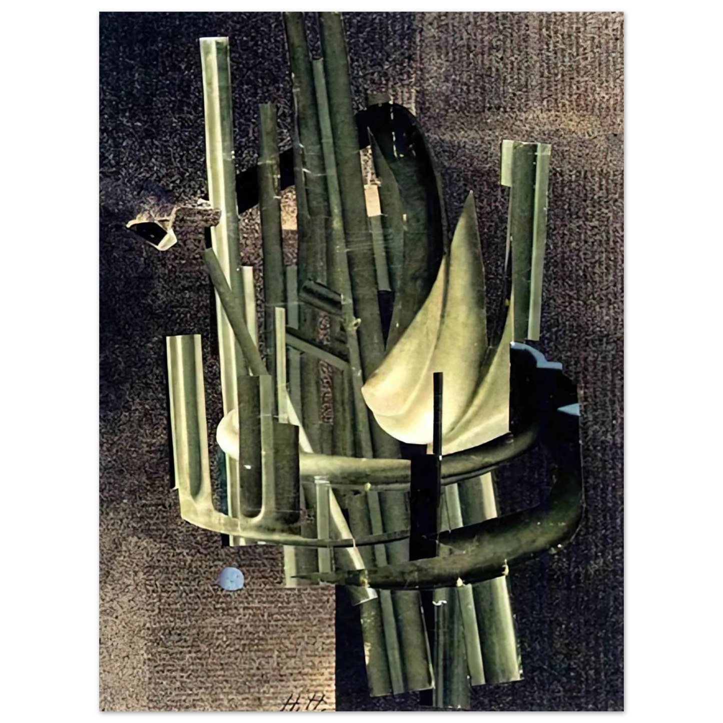 Hannah Hoch - RAUMFAHRT 1956 75x100 cm / 30x40inches Fine Art Poster