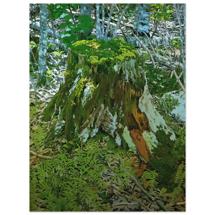 Neil Welliver - Stump - 2000 75x100 cm / 30x40inches Fine Art Poster