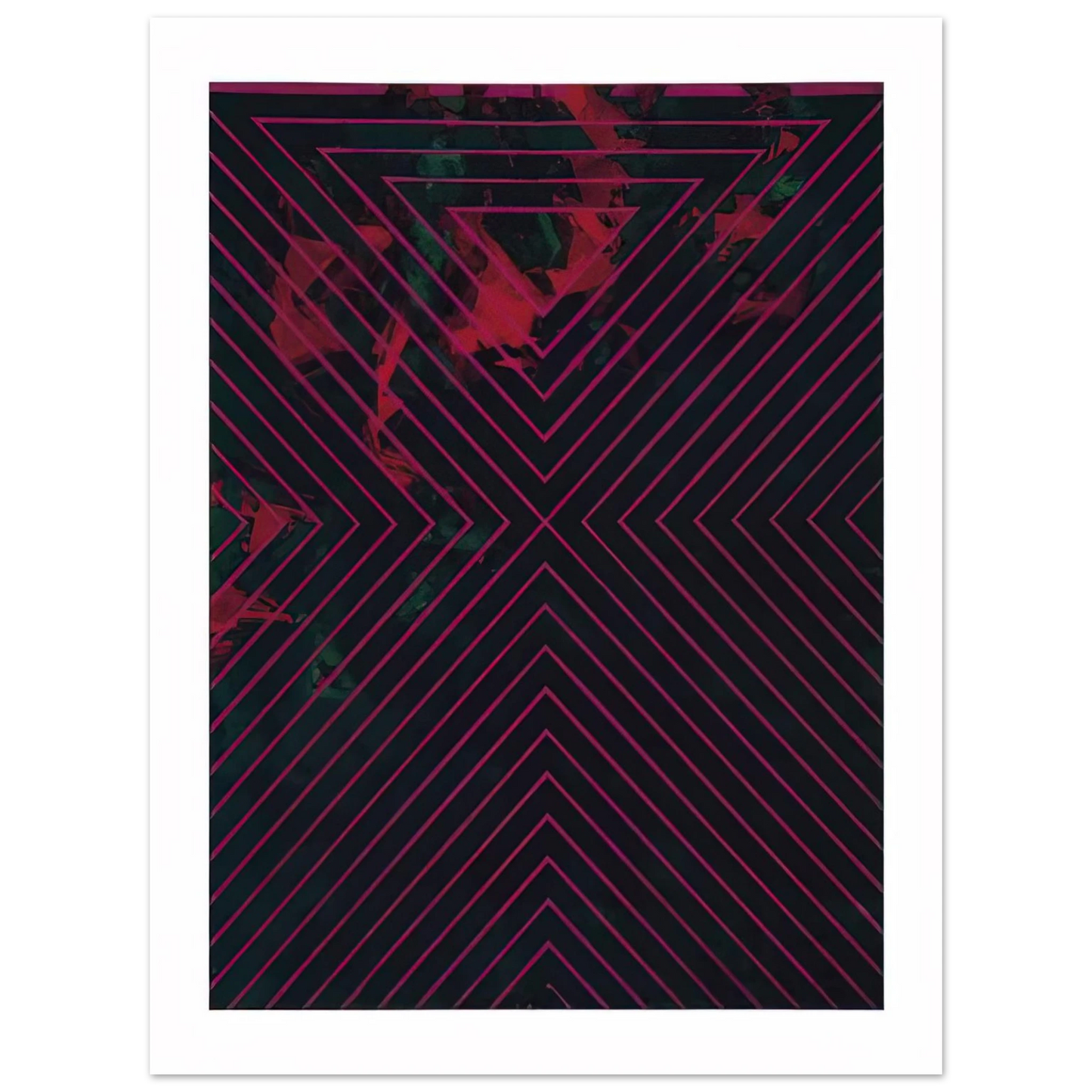 Luis Feito - 1418 1986 75x100 cm / 30x40inches Fine Art Poster