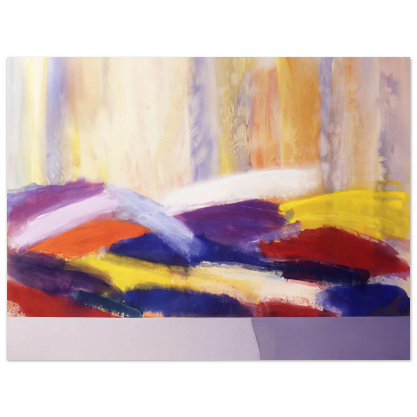 Ronnie Landfield - Matisse's Table - 1996 75x100 cm / 30x40inches Fine Art Poster