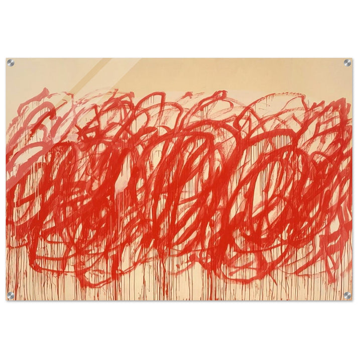 Untitled Bacchus - Cy Twombly Acrylic Print - 70x100 cm / 28x40″ inches | Cy Twombly Wall Art | Cy Twombly Prints