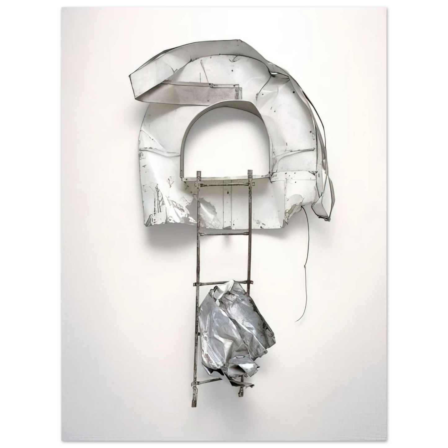 Robert Rauschenberg - BALCONE GLUT NEAPOLITAN 1987 75x100 cm / 30x40inches Fine Art Poster