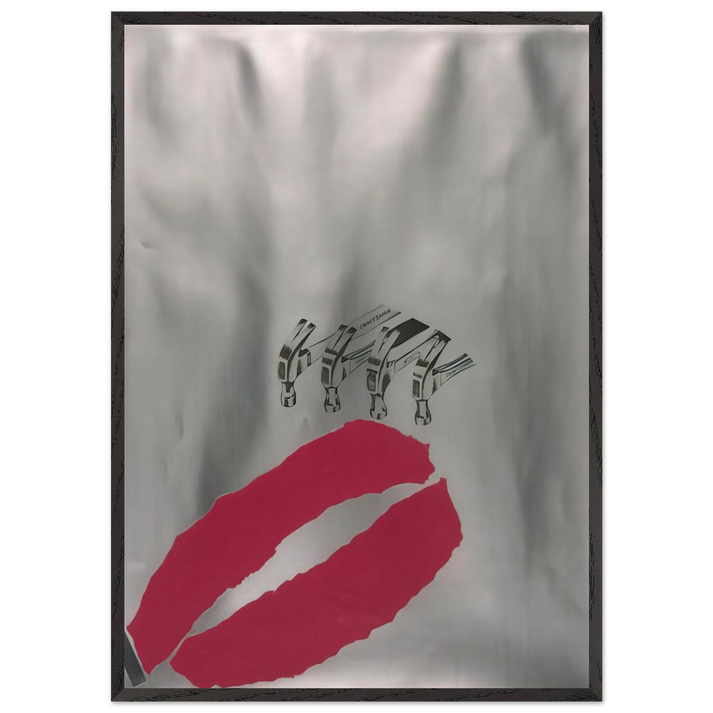TOOL BOX 4 1966 - Jim Dine 70x100 cm / 28x40 inches Framed Art Print – Black Wooden Frame