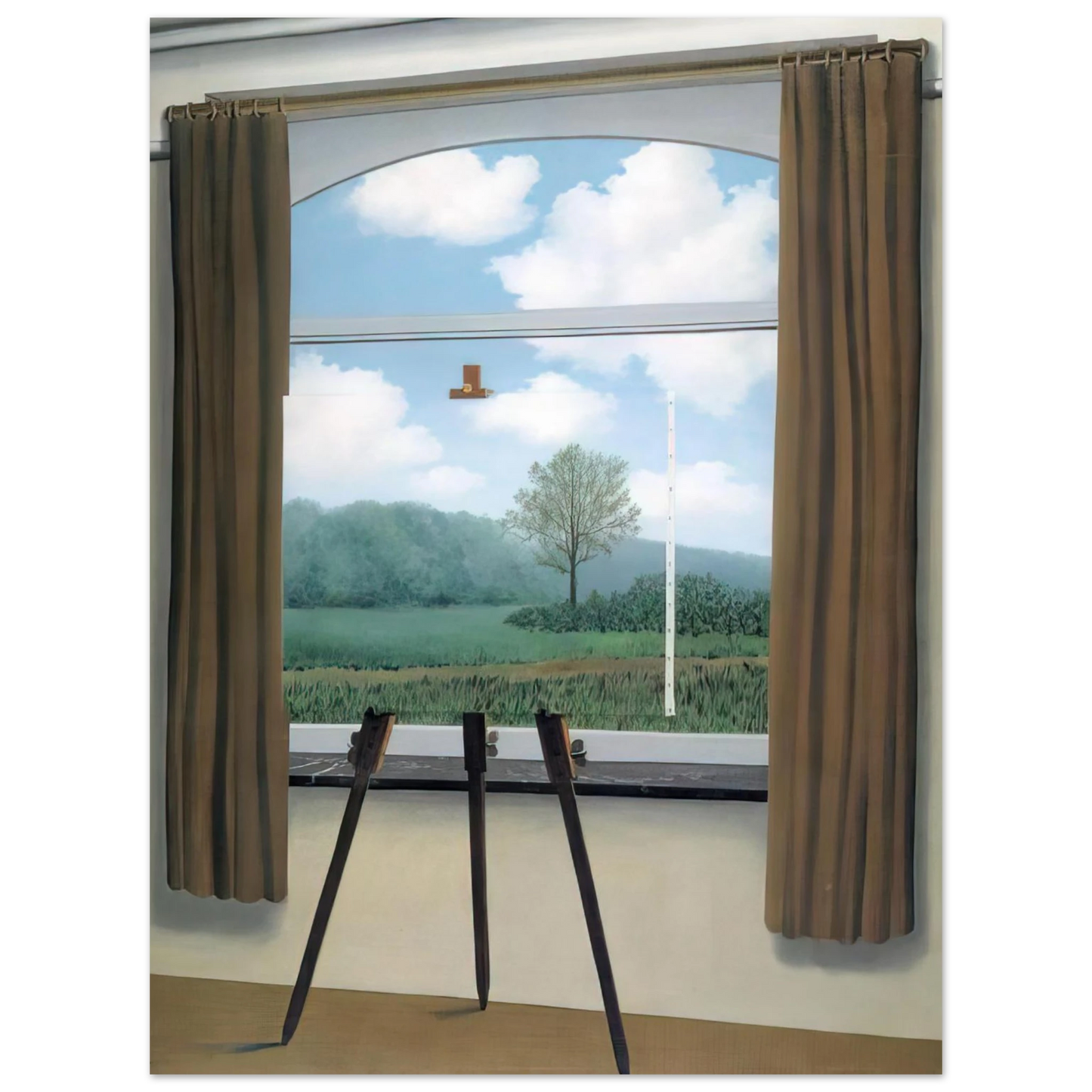 Rene Magritte - THE HUMAN CONDITION 1933 75x100 cm / 30x40inches Fine Art Poster