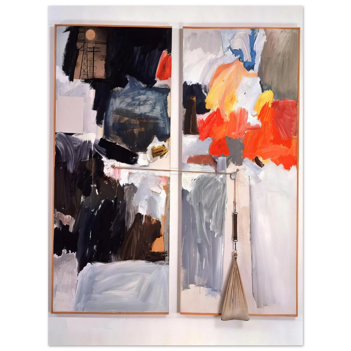 Robert Rauschenberg - STUDIO PAINTING 1961 75x100 cm / 30x40inches Fine Art Poster