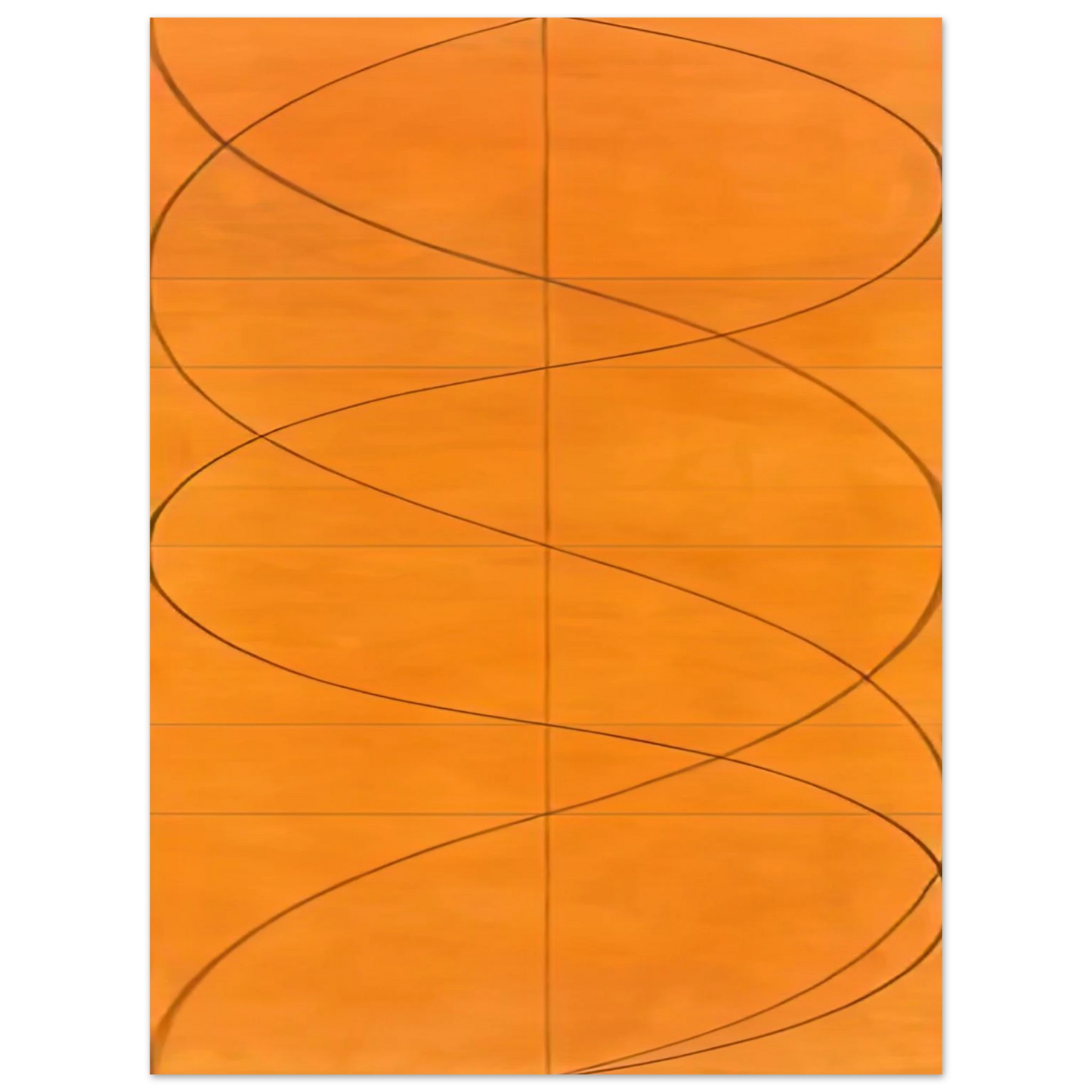 Robert Mangold - COLUMN PAINTING 16 2004 75x100 cm / 30x40inches Fine Art Poster
