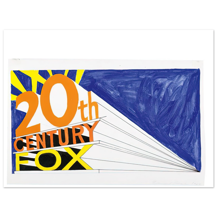 Edward Ruscha - TRADEMARK 5 1962 75x100 cm / 30x40inches Fine Art Poster
