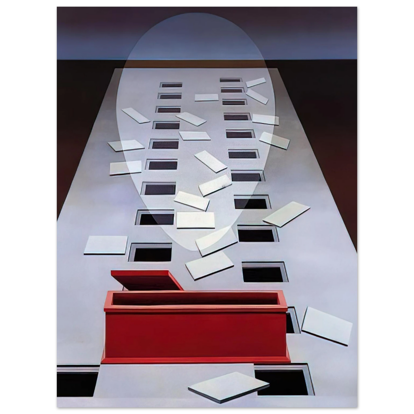 Clarence Holbrook Carter - Transection #3, After Fra Angelico - 1967 75x100 cm / 30x40inches Fine Art Poster