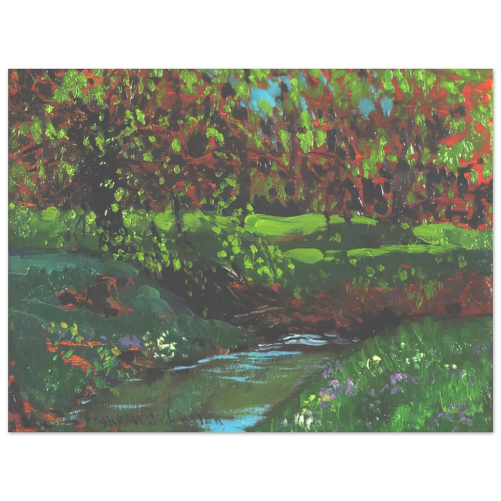 Frank Johnston - Green Pool - Post-Impressionism 75x100 cm / 30x40inches Fine Art Poster