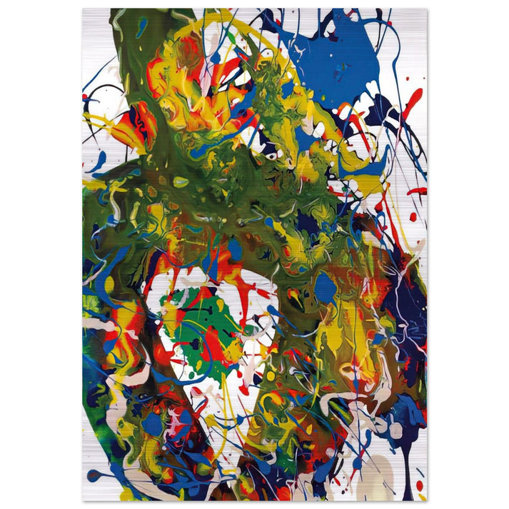 Untitled SFP94-65 SFF 1739 - Sam Francis Brushed Aluminum Print - 70x100 cm / 28x40 inches | Sam Francis Aluminum Print | Sam Francis Prints