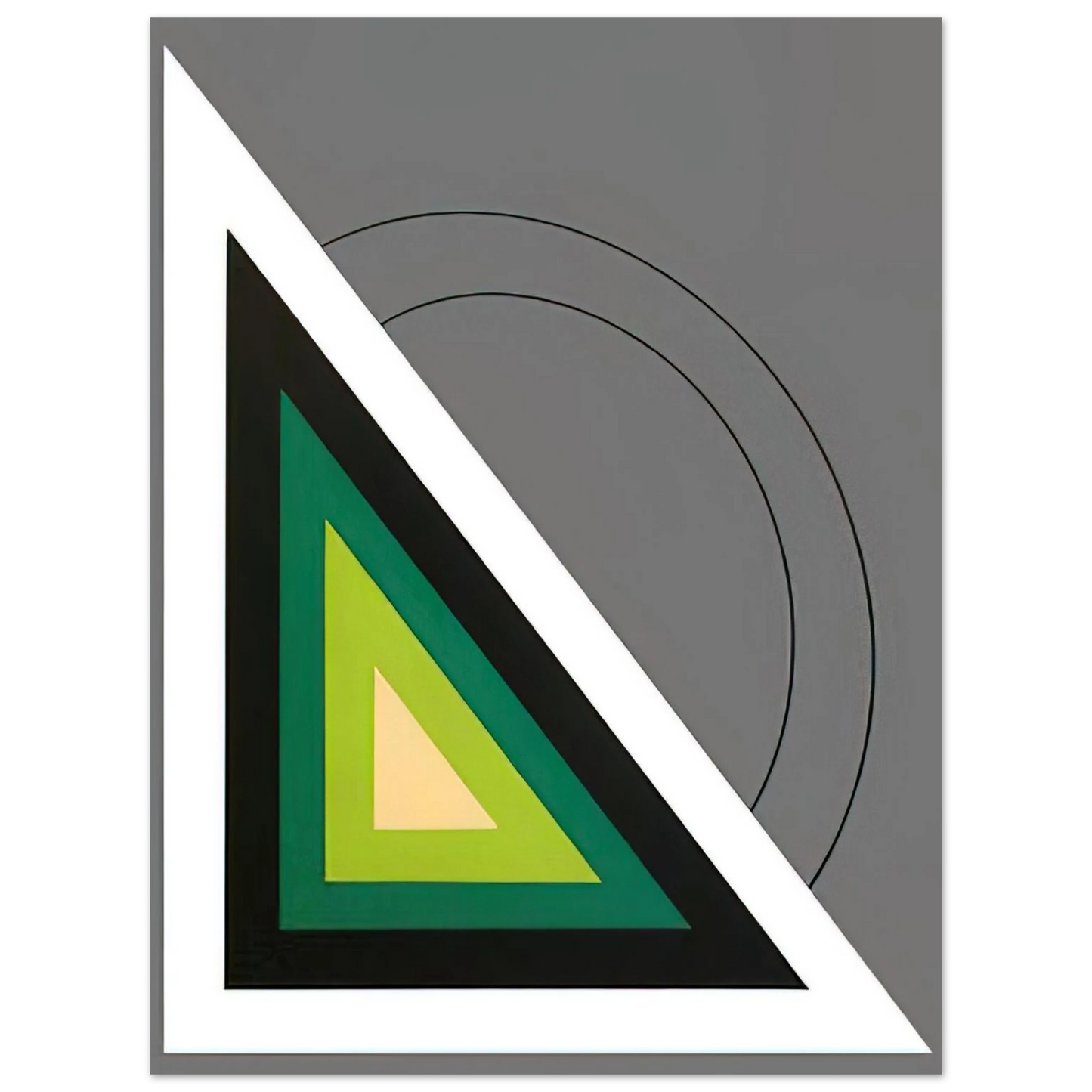 Carmelo Arden Quin - Untitled - Concretism 75x100 cm / 30x40inches Fine Art Poster