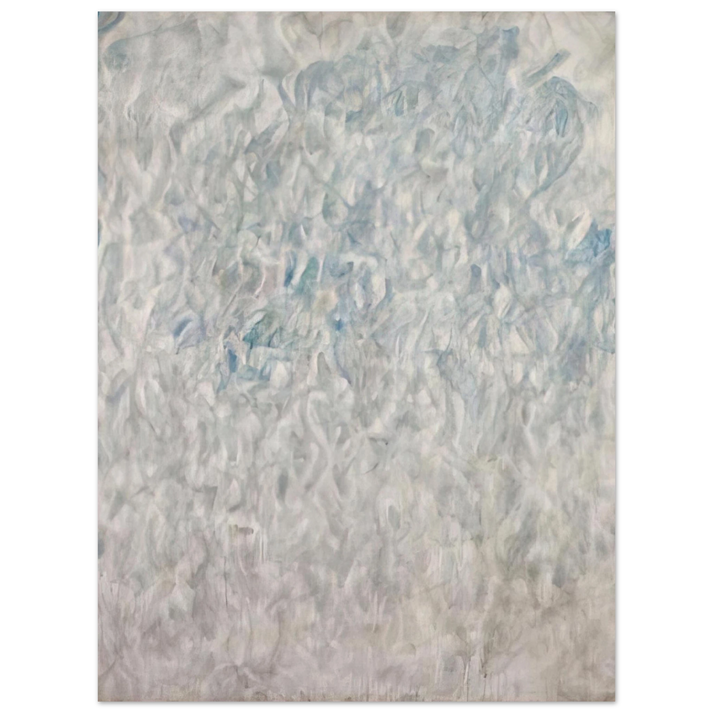 Sam Francis - Amerika Grey Blue 75x100 cm / 30x40inches Fine Art Poster