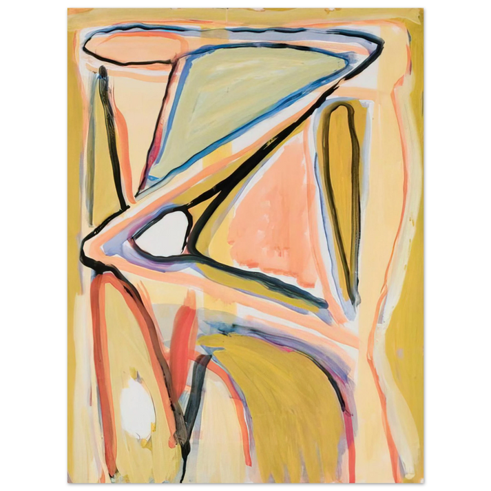 Bram van Velde - Composition - 1967 75x100 cm / 30x40inches Fine Art Poster