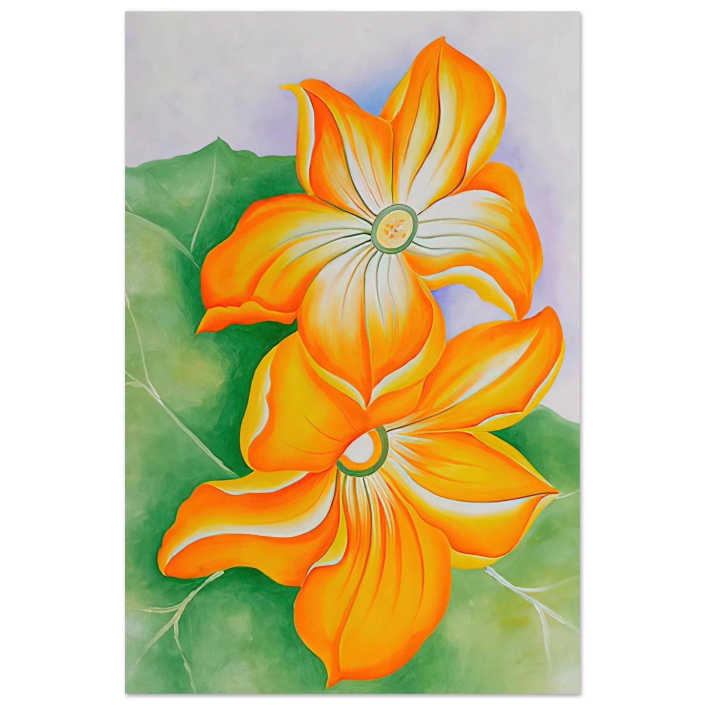 Georgia O'Keeffe - Squash Blossoms Fine Art Poster
