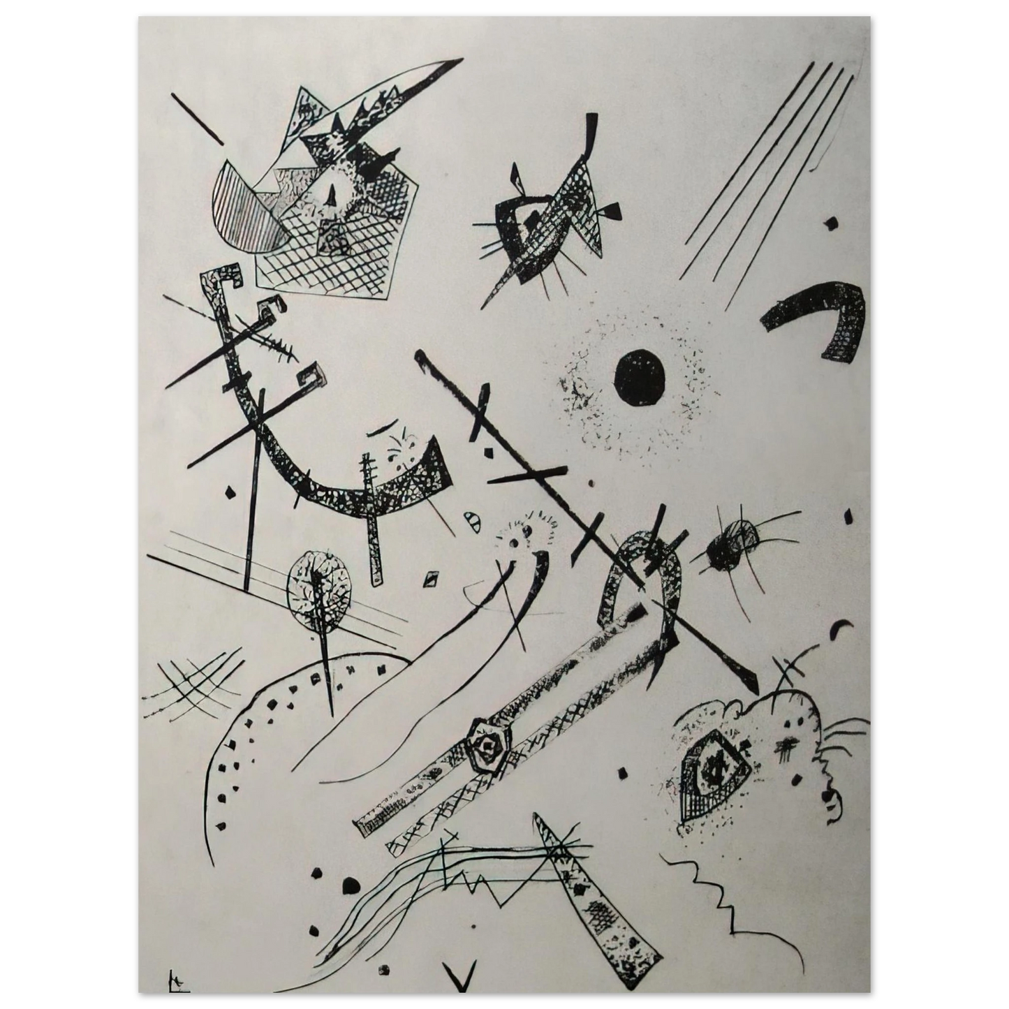 Wassily Kandinsky - SMALL WORLDS XI 1922 75x100 cm / 30x40inches Fine Art Poster
