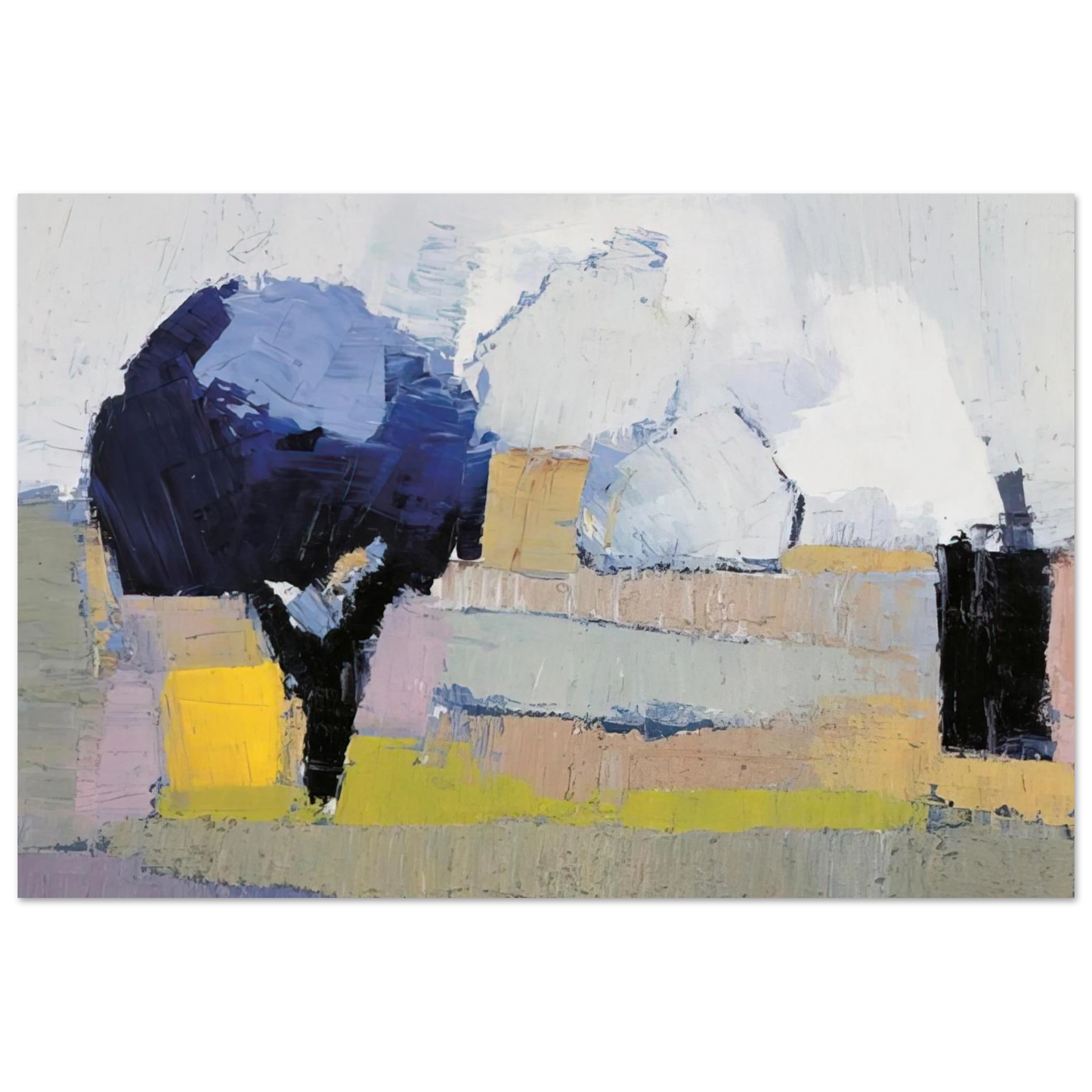 Nicolas de Stael - Paysage de Provence - Art Informel Fine Art Poster