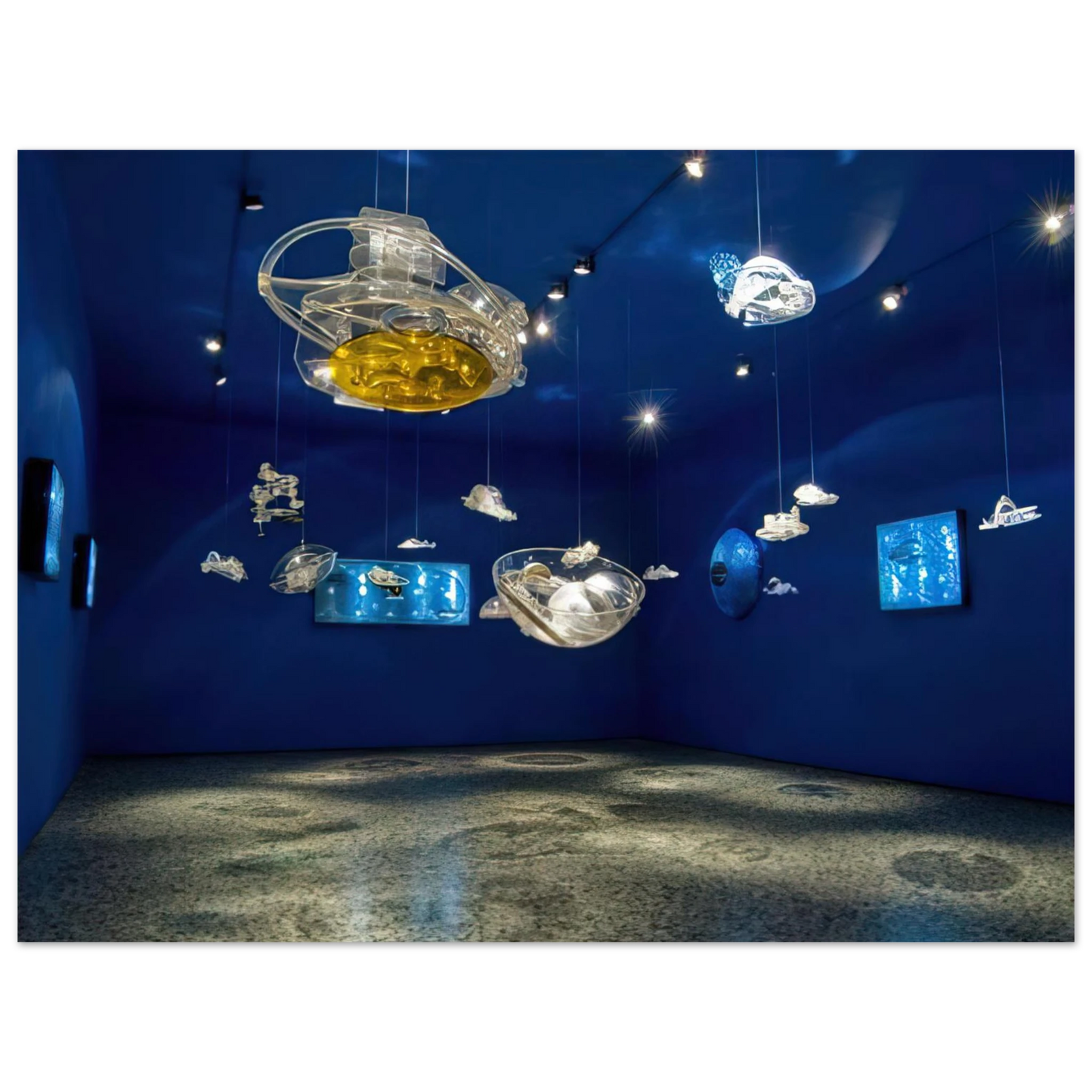 Gyula Kosice - Hydrospatial Cities - 2009 75x100 cm / 30x40inches Fine Art Poster