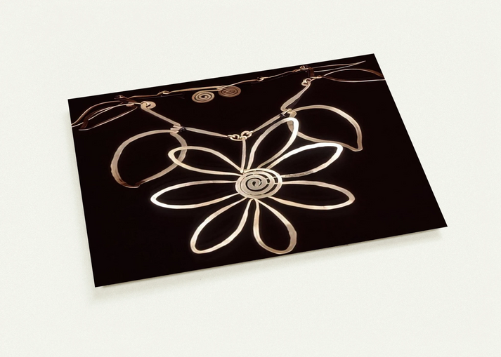 FLOWER NECKLACE 1938 By Alexander Calder Pack of 10 Post Cards | Alexander Calder Post Cards | A6 (10.5 x 14.8 cm) - 4.1 x 5.8 inches