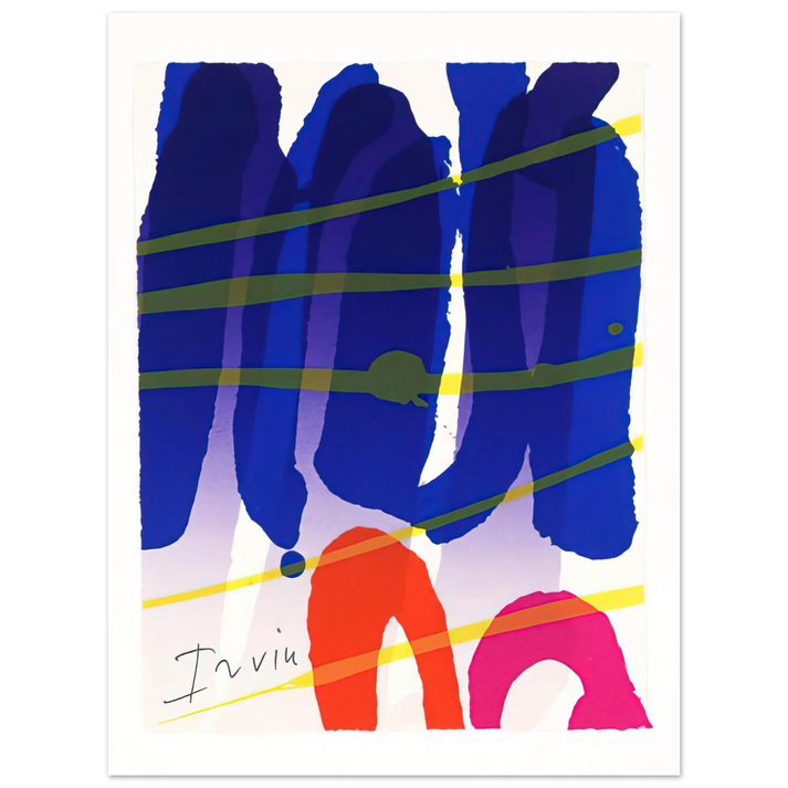 Albert Irvin - Alba - 1987 75x100 cm / 30x40inches Fine Art Poster