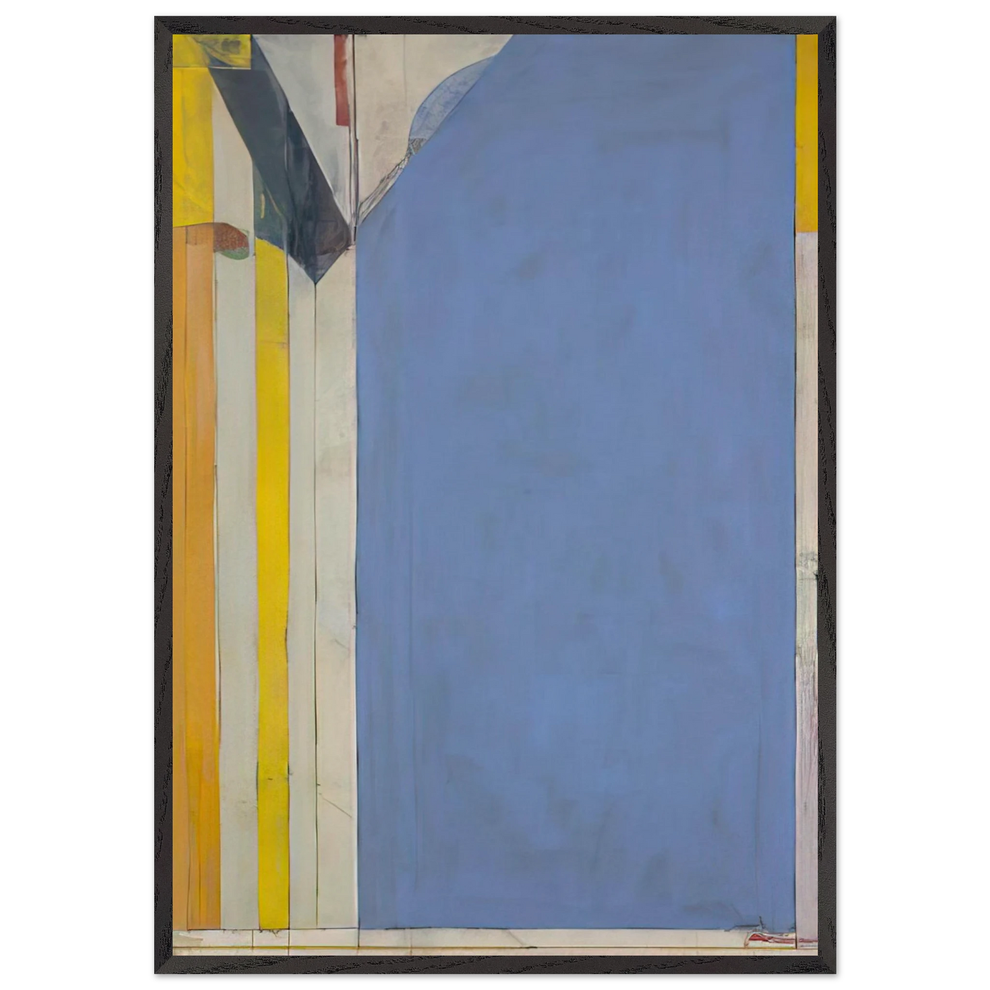 Ocean Park 139 - Richard Diebenkorn 70x100 cm / 28x40 inches Framed Art Print – Black Wooden Frame
