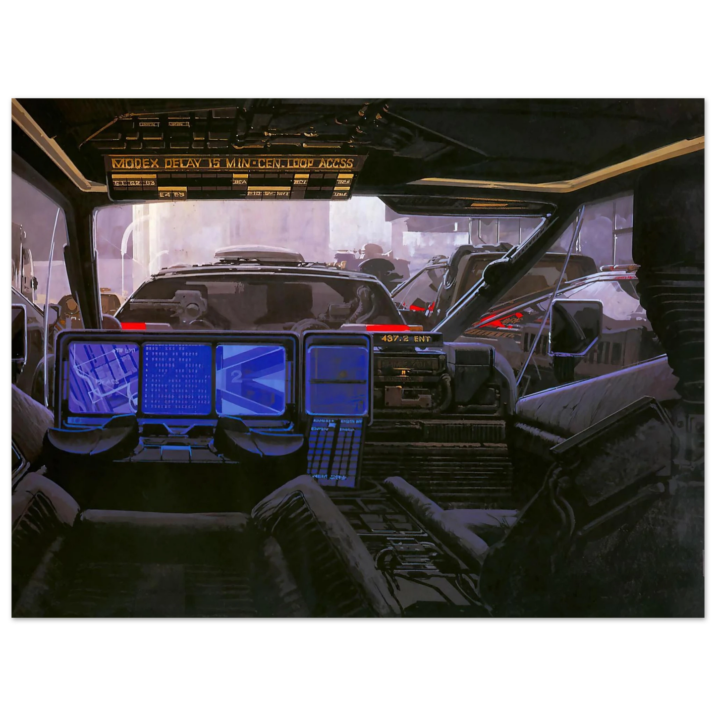 Syd Mead - Syd Mead 75x100 cm / 30x40inches Fine Art Poster