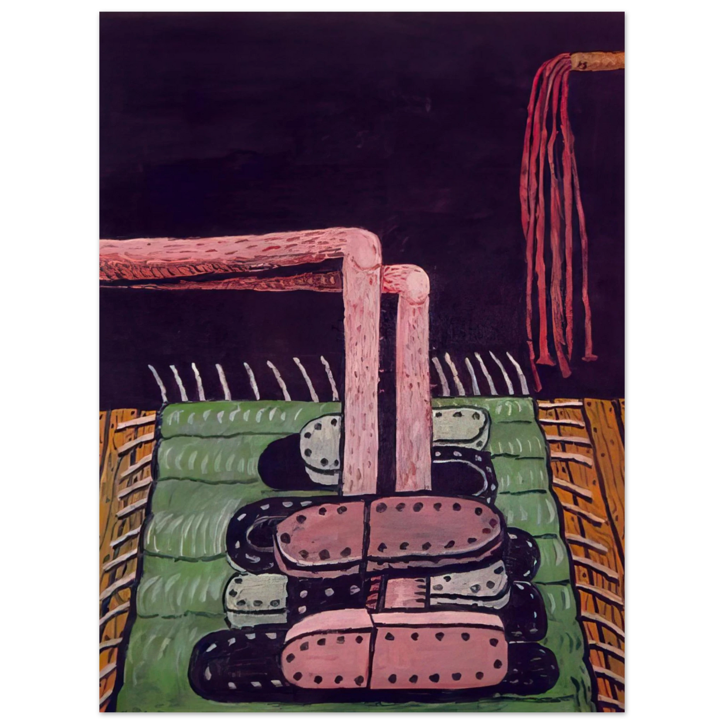 Philip Guston - GREEN RUG 75x100 cm / 30x40inches Fine Art Poster