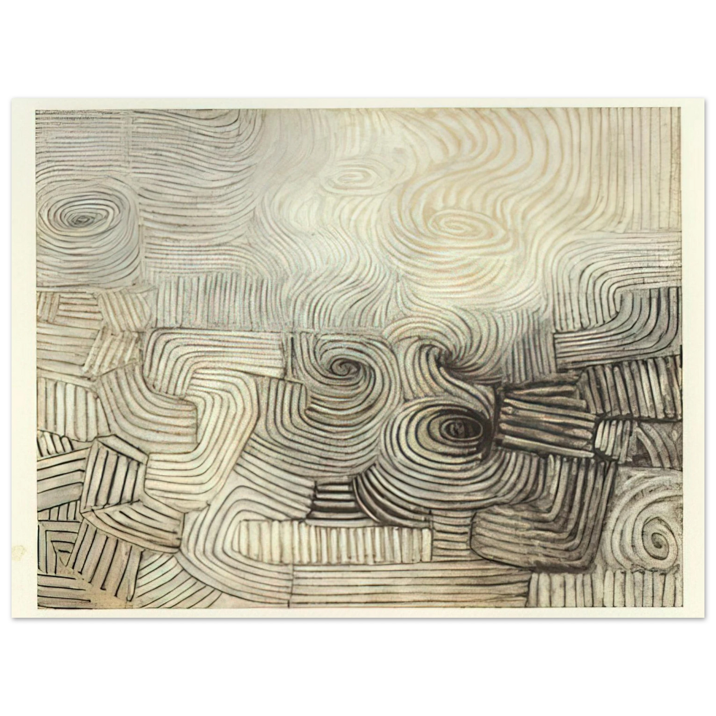 Victor Pasmore - The Snowstorm - 1950 75x100 cm / 30x40inches Fine Art Poster