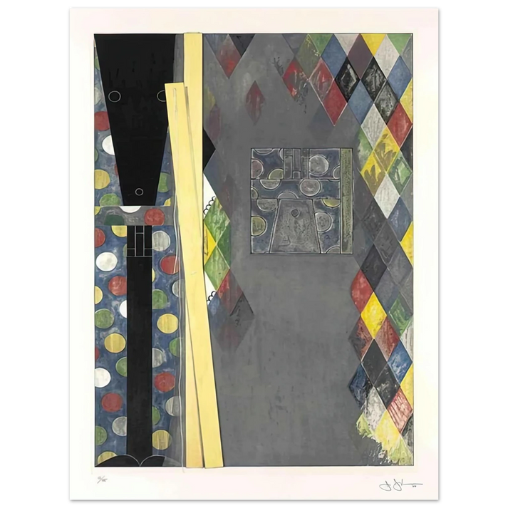 Jasper Johns - BUSHBABY 2004 75x100 cm / 30x40inches Fine Art Poster