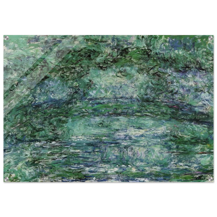 The Japanese Bridge 6 - claude monet Acrylic Print - 70x100 cm / 28x40″ inches