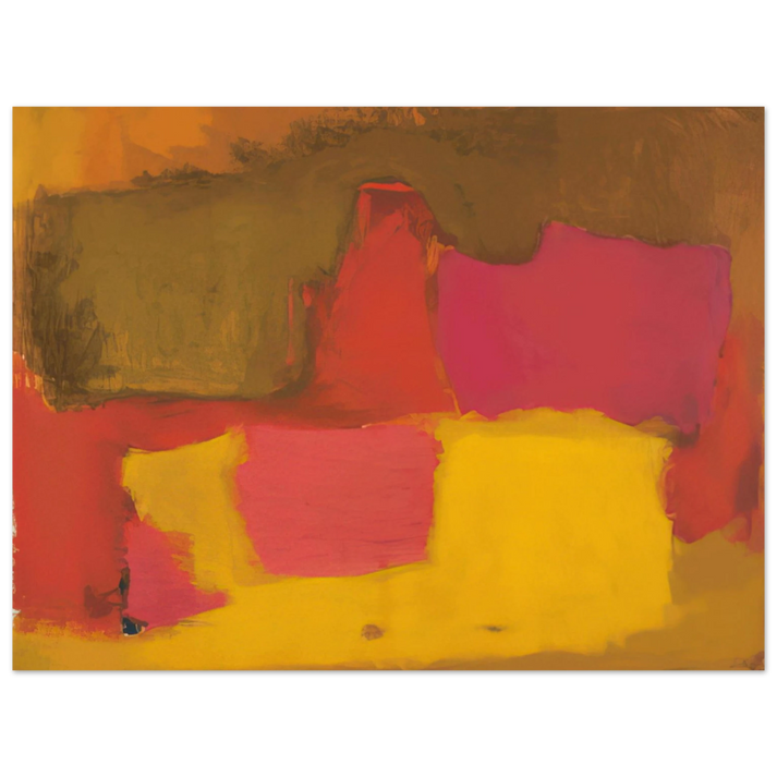 Esteban Vicente - AWAY 1964 75x100 cm / 30x40inches Fine Art Poster